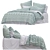 Elliot Tufted Quilt Cover Gray_Blue 3D model small image 2