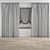 Polygonal Curtain Model Set 3D model small image 2