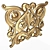 Elegant Carved Plaster Trim Decoration 3D model small image 2