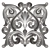 Elegant Carved Plaster Trim Decoration 3D model small image 5