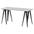  Modern Minimalist IKEA Desk 3D model small image 4