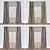  Wide Striped Curtain Fabric 3D model small image 3