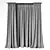  Wide Striped Curtain Fabric 3D model small image 4