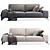 Modern Ron Sofa, 230x102x80 cm 3D model small image 2