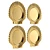 Millimeter-Scaled Shell Brass Charger 3D model small image 4