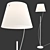 Modern LED Paper Floor Lamp 3D model small image 2