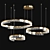 Modern Round Ring Luminaire 3D model small image 1