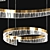 Modern Round Ring Luminaire 3D model small image 2