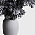 Elegant PomPom Floral Arrangement 3D model small image 3