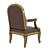 Luxury Giltwood Armchair 4K Texture 3D model small image 3