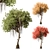 Japanese Garden Trees Collection. 3D model small image 1