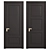 Rocca Anthracite Volhovec Doors 3D model small image 2