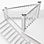 Modern Metal-Wood Staircase - White 3D model small image 5