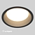 BREEZE Recessed Downlight 16W Height 3D model small image 1