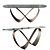 Elegant Cattelan Italia Butterfly Table 3D model small image 1