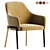 Stacy Fabric Armchair Modern Design 3D model small image 1