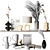 Elegant Decor Set 25 3D model small image 1