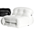 Luxurious Soriana Lounge Chair 3D model small image 2