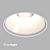 Trimless Recessed Downlight High CRI 3D model small image 2