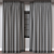  3D Curtain Model with 112650 Polys 3D model small image 4