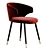 Elegant Velvet Dining Chair Eichholtz 3D model small image 2