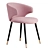 Elegant Velvet Dining Chair Eichholtz 3D model small image 6