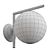 Modern Applique Lighting Fixture 3D model small image 2
