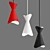 Graceful NINOTCHKA Pendant Lamps 3D model small image 2