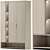Versatile Wardrobe 4: 3 Wood Tones 3D model small image 2