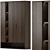 Versatile Wardrobe 4: 3 Wood Tones 3D model small image 3