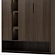 Versatile Wardrobe 4: 3 Wood Tones 3D model small image 5