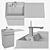 Santa Jupiter Over-Washing Machine Sink 3D model small image 2