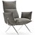 Modern Fabric Armchair Collection 3D model small image 2