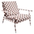 Verlaine Chestnut Chair: Elegant Modern Styling 3D model small image 4