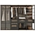 Modern Modular Wardrobe Composition 3D model small image 1