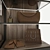 Modern Modular Wardrobe Composition 3D model small image 3