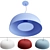 Modern Pendant Light Fixture by Marset 3D model small image 2