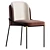 Sleek FIL NOIR Chair Design 3D model small image 2