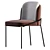 Sleek FIL NOIR Chair Design 3D model small image 5