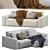  Baivin Soft Light Corner Sofa 3D model small image 1