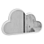 Dreamy Reflective Cloud Mirror 3D model small image 1