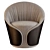 Modern Mama_Tonin_Casa_armchair By Bartolomeo 3D model small image 3