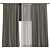 Folded Curtain Design Upgrade 3D model small image 1