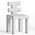 Modern H Chair by Estudio Persona 3D model small image 2