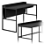 Minimalist Writing Desk Duo 3D model small image 6