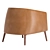 Sleek Modern Armchair 2017 Model 3D model small image 2