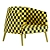 Sleek Modern Armchair 2017 Model 3D model small image 5