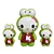 Keroppi Frog Plush Toy 3D model small image 1