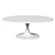 Lippa Oval Coffee Table White 3D model small image 1