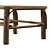 Le Corbusier Chestnut Bench 3D model small image 3